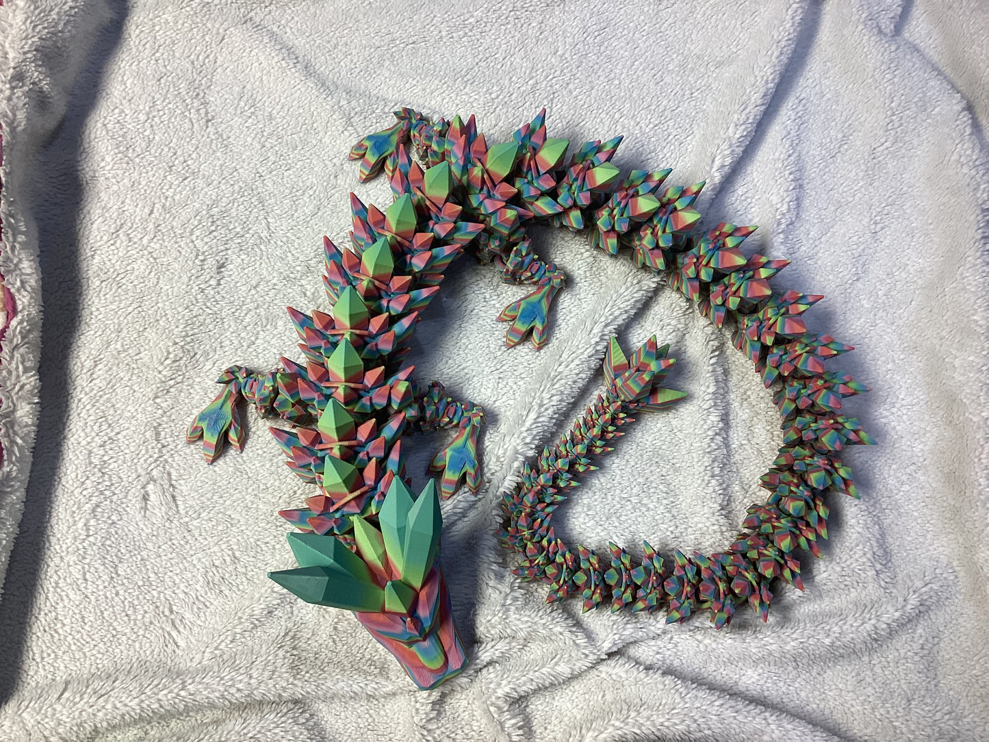 4 FT Crystal Dragon