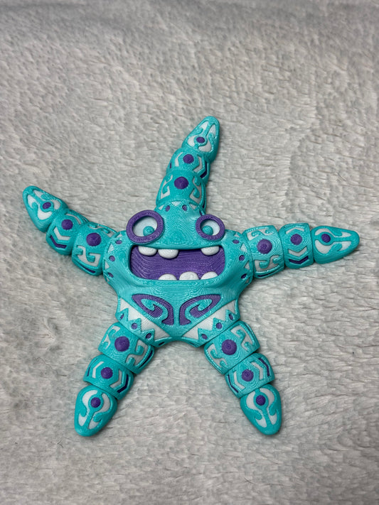 Tattooed Starfish (Multi-Color)